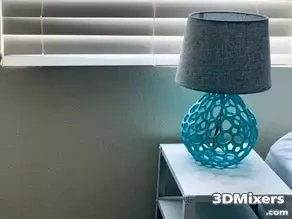  orgalamp design 3d print vonoroi light lamp household  furniture