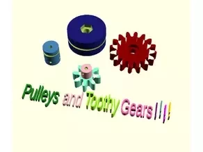  pulleys gears openscad free 3d model pulley openscad gear