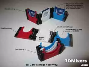  sd card storage 3d model
