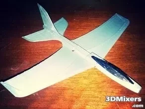  snap stratos glider cool 3d print model glider flying fly airplane