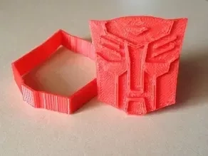 autobot cookie cutter v2 3d model printing transformers cutter cookie autobot