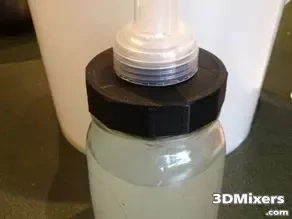 canning jar foaming soap pump free design 3d print soap pump jars canning