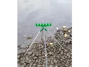 fishing rod support tripod 3d model printing fishing rod holder fishing