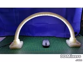 led arch lamp smaller 3d 