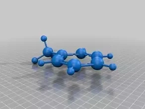 toluene 3d model printing organic chemistry molecular model molecular chemistry model chemistry aromatic