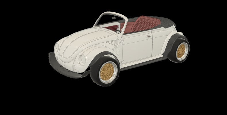 mistkerl aktualisierung modell 7 3dsets com zubehör buggy sport wagen fahrzeug 3d print model - Mito3D