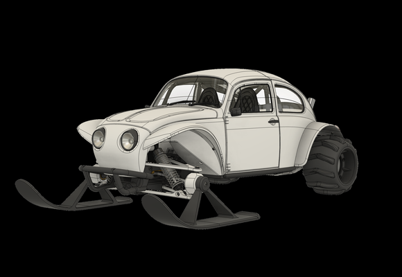 kayak paketlemek model 7 buggy 3dsets com aksesuarlar spor dalları araba araç 3d print model - Mito3D