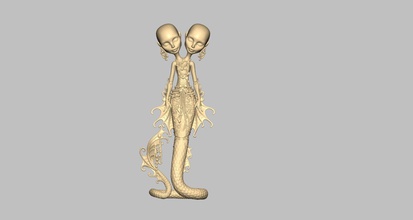 00035 diseñado la impresión en 3d juegos-juguetes carácter estatua cuerpo de dibujos animados lindo juegos los juguetes el manga escultura mujer niña bastante juguete figura art vengadores cómic jóvenes gadgets llaveros 3d print model - Mito3D