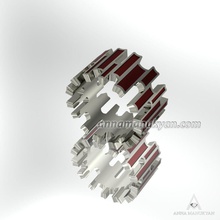 0003model - ring takı mücevher yüzük emaye 3d print model - Mito3D