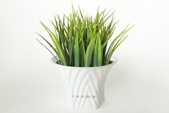 003d - Pflanzer morph Berg-Muster Haus pot pflanze vergossen Wachstum Blumentopf Zubehör Dekor 3d print model - Mito3D