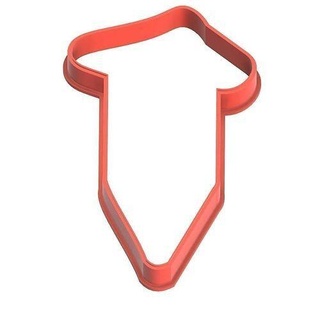 0049 pencil hat cookie cutter cooky house 3dprinting biscuit biscuits cookiecutter dining fondant ginger gingerbread household keyhole kitchen kitchenware pastry printable 3d print model - Mito3D