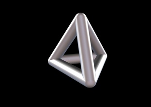 004 mathart platônico sólidos tetraedro 01 10 cm matemática poliedro ciência 3d print model - Mito3D