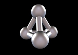 006 mathart - platonik katılar tetrahedron 03 10 cm bilim matematik kenar denir 3d print model - Mito3D