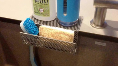 007g esponja suporte monte angular padronizar cozinha aeração seco secagem casa jantar 3d print model - Mito3D