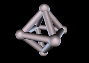 008 mathart platonico solidi ottaedro 02 10 cm matematica poliedro scienza 3d print model - Mito3D