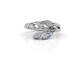 010 tf01 joalheria platina luxo noivado Casamento moda ouro imprimível diamante anel esterlina gema precioso tiffanyring argolas 3d print model - Mito3D