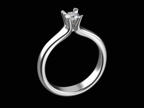 010 engagement ring 025ct jewellery jewelry printable jewel diamond gold brilliant fashion gem beauty wedding brillant diamant rings 3d print model - Mito3D