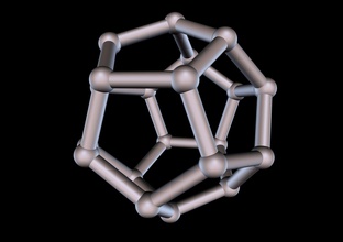 011 mathart platonik katılar dodecahedron 02 10 cm matematik çokyüzlü bilim 3d print model - Mito3D