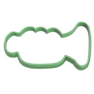 0133 trumpet cookie cutter cooky house 3dprinting biscuit biscuits cookiecutter dining fondant ginger gingerbread household keyhole kitchen kitchenware pastry printable 3d print model - Mito3D