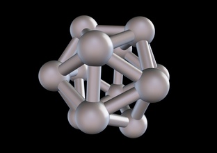 015 mathart - platonic solids icosahedron 03 10 cm science math polyhedron 3d print model - Mito3D