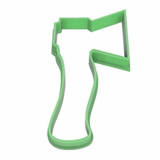 0177 axe cookie cutter cooky house 3dprinting biscuit biscuits cookiecutter dining fondant ginger gingerbread household keyhole kitchen kitchenware pastry printable ender3 3d print model - Mito3D
