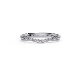 my 019 banda anel noivado joalheria luxo casamento contemporâneo prata imprimível jóia diamante moda esterlina platina brilhante beleza ouro argolas 3d print model - Mito3D