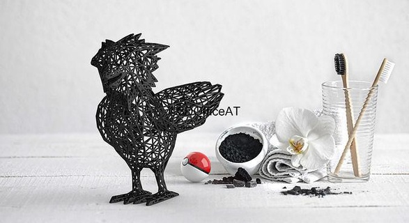 021 spearow pokemon wiremon figure 3d printing resin printer wire art home flying type unique design collectible digital template sculptures 3d print model - Mito3D