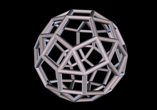 028 mathart archimedean solids small rhombicosidodecahedron 01 mathart archimedisch feststoffe klein wissenschaft mathematik 3d print model - Mito3D