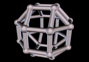 032 mathart-archimedean solids-small rhombicuboctahedron 02-10cm science mathar archimedean solids small math 3d print model - Mito3D