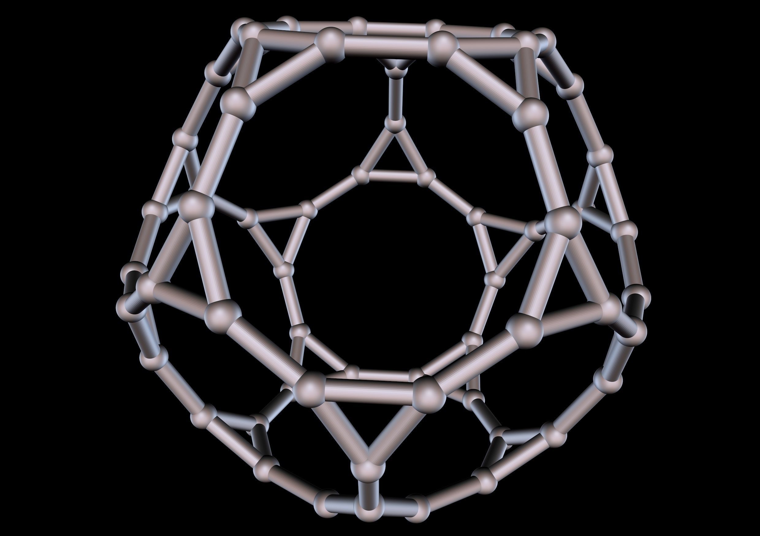 044 mathart-archimedean solids-truncated dodecahedron 02-10cm mathart archimedean solids truncated science math 3D print model - Mito3D