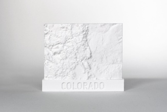 047d - magnete colorado topografia casa topo paesaggio arredamento 3d print model - Mito3D