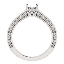 04 diamante anillo joyería joya compromiso precioso lujo matrimonio brillante accesorio imprimible plata oro anillos 3d print model - Mito3D