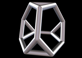 052 mathart archimedean solids truncated tetraedro 01 10cm mathart arquimediano sólidos truncado ciência matemática 3d print model - Mito3D