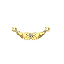 079 - love hand pendant light weighted delicate gold girls women ladies diamond mangalsutra gems wedding precious luxury jewelry pendants 3d print model - Mito3D