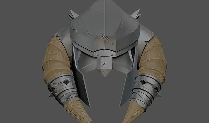 09 baraka casco mk11 revisar guerreros bárbaro cara cortador mk mortal kombat moda 3d print model - Mito3D