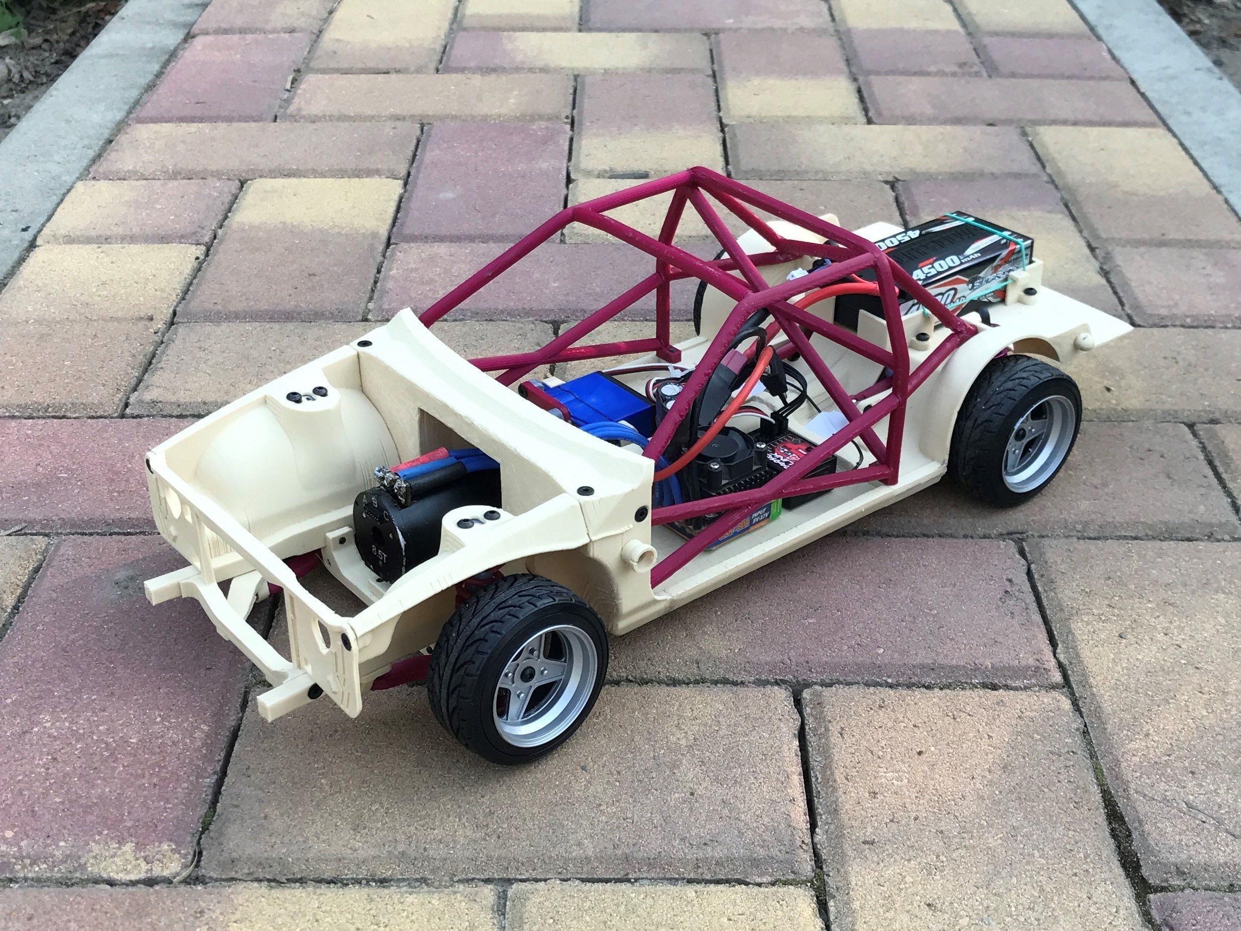 1 10 rc ae86 châssis rcdrift rccar voiture scalecar télécommande loisir diy automobile toyota 3D print model - Mito3D
