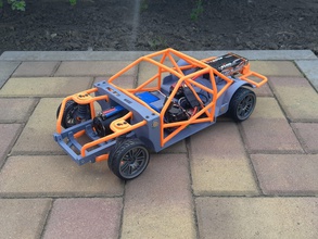 1-10 rc drift chassis rcdrift rccar car scalecar nissan 180sx remotecontrol hobby diy automotive 3d print model - Mito3D