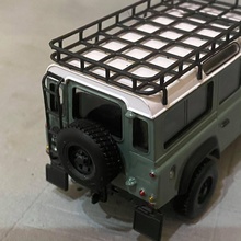1-43 scale model land rover defender 110 roof rack ladder vehicle car 143 1 43 die cast accessory offroad expedition 7mm railway hobby diy 3d print model - Mito3D