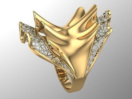 10 pcs cera rings r10 anel ouro resina joalheria prata diamante jóias fusão imprimível Casamento jóia gema brechas pendente brinco argolas 3d print model - Mito3D