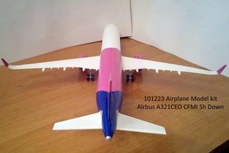 101223 airbus a321ceo cfmi sh avion a321 a320 boeing a319 a318 pdg néo échelle modèle livrée v2500 cfm56 loisir diy 3d print model - Mito3D