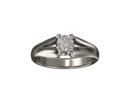 1038 engagement anillo brillante compromiso joyería joya oro plata diseño 3d modelado impresión canalla solitario billón oval aureola bisel pavimentar diamante metálico anillos 3d print model - Mito3D