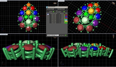 10528d jóias pingente pingentes colar imprimir ouro tamanhos jaali de deslocamento o padrão antiguidades 3d print model - Mito3D