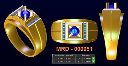 10 modelli diamante menring 6 oro gioielleria squillare ringman 3dprint kho3d anelli 3d print model - Mito3D