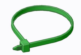 111-03210 hellermann cable tie 111 03210 automotive science engineering 3d print model - Mito3D