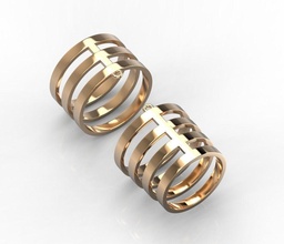 111114 falanges sencillo anillo joyería joya clásico canalla imprimible prototipos ligero oro diamante neoclásico Moda lujoso alas cadena plata libra esterlina anillos 3d print model - Mito3D