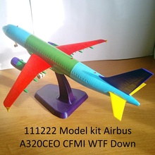 111222 airbus a320ceo cfmi wtf flugzeug a321 a320 a319 a318 boeing ceo neo rahmen modell lackierung v2500 cfm56 hobby diy 3d print model - Mito3D