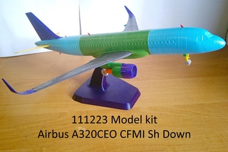 111223 airbus a320ceo cfmi sh airplane aircraft a321 a320 a319 a318 jet boeing hobby diy 3d print model - Mito3D