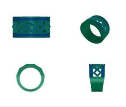11 millimetri band gioielli il canale disegni moda le piazze anelli 3d print model - Mito3D