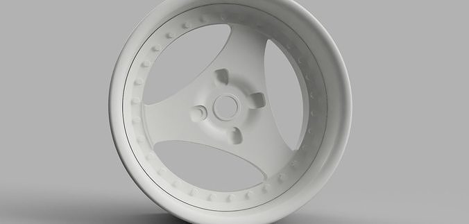 12mm hex d52mm staggered yokohama advan oni rc wheels rcdrift hobby diy drift rccar car wheel tamiya hpi kyosho yokomo rcwheel driftwheel print 3D print model - Mito3D