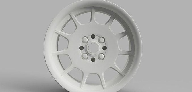 12mm hex rc wheels work emotion rs 11 tires hobby diy print wheel model car printcar vehicle printable toy drive drift rim rcdrift 3d print model - Mito3D